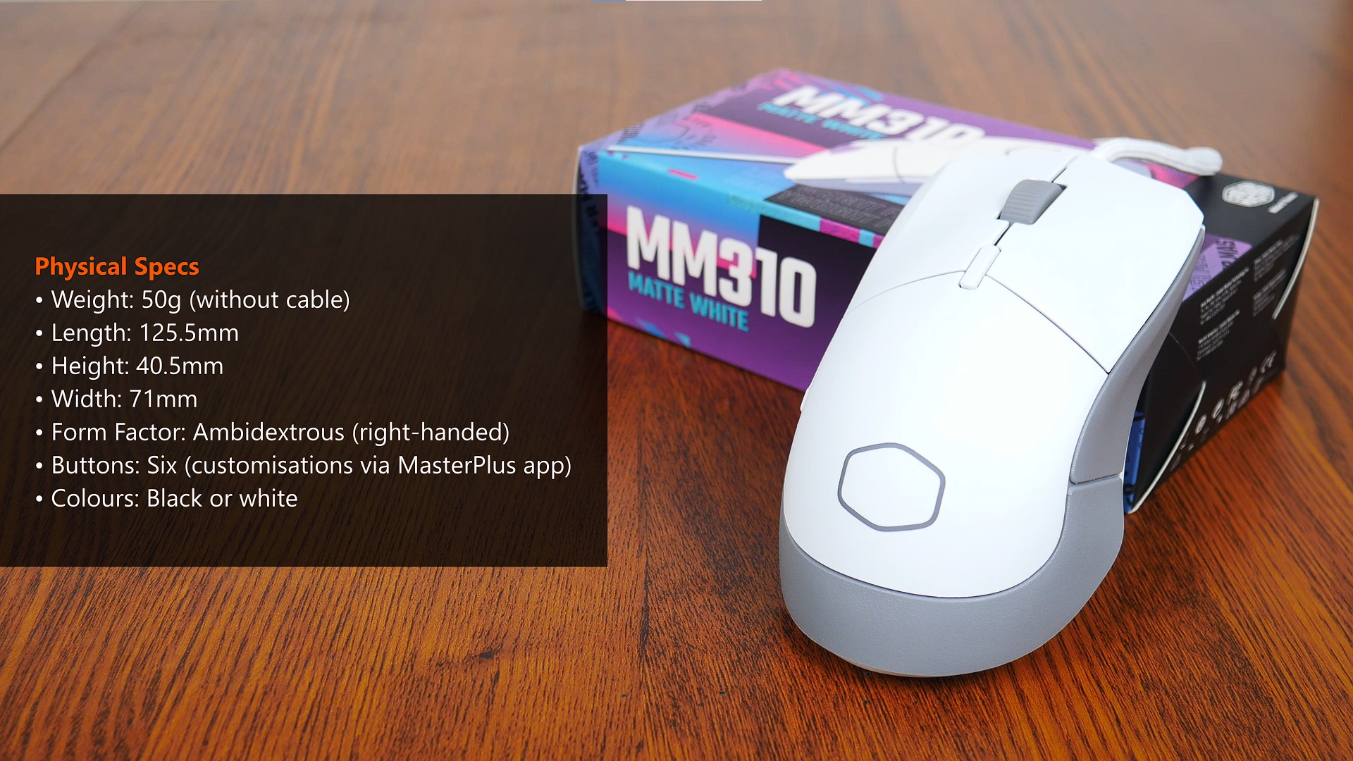 Review: Cooler Master MM310 Wired Gaming Mouse